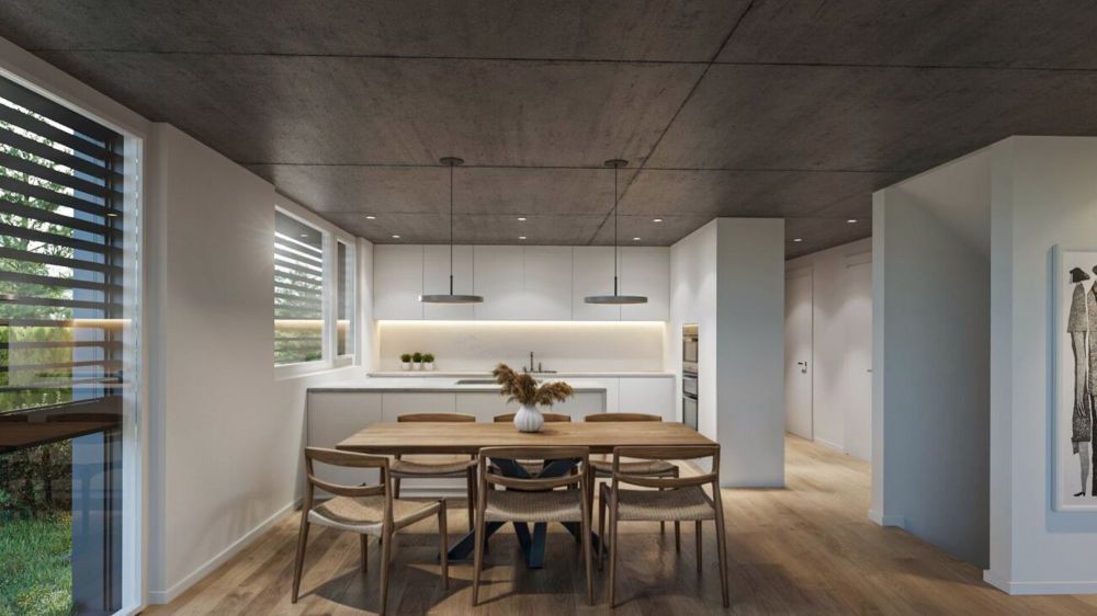 Exklusiver und moderner Wohntraum - 5.5 Z' DEFH mit Carport und AAP - mitten in Muttenz - Essen / Kochen