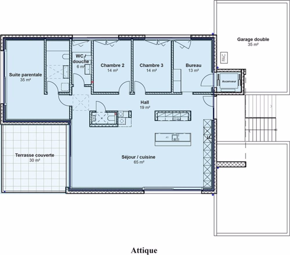 Cheyres, zu verkaufen, herrliches Penthouse von 190 m2 mit Seeblick - Bild 9