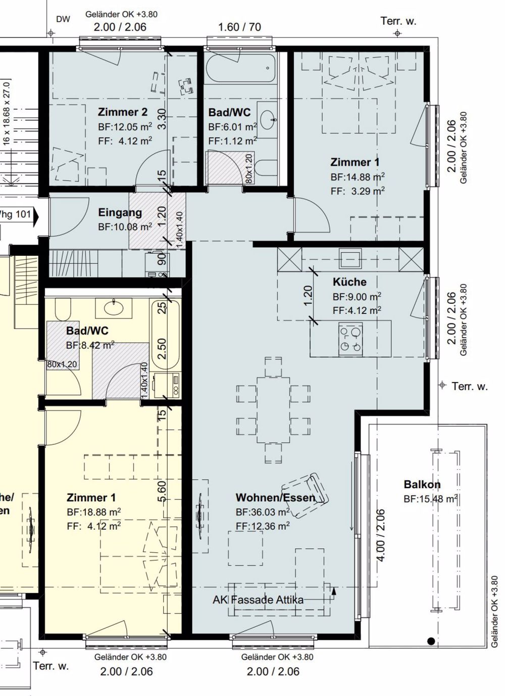 Moderne 3.5-Zimmer-Wohnung in Huttwil (101) - Bild 7