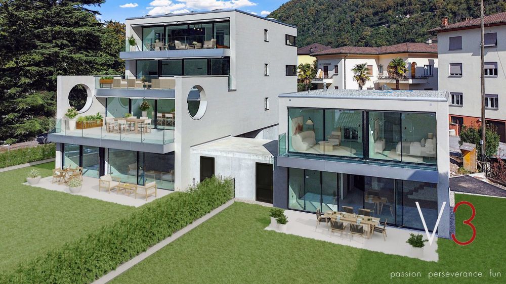 Elegante 4.5 locali al primo piano con terrazza e parziale vista lago - Bild 2