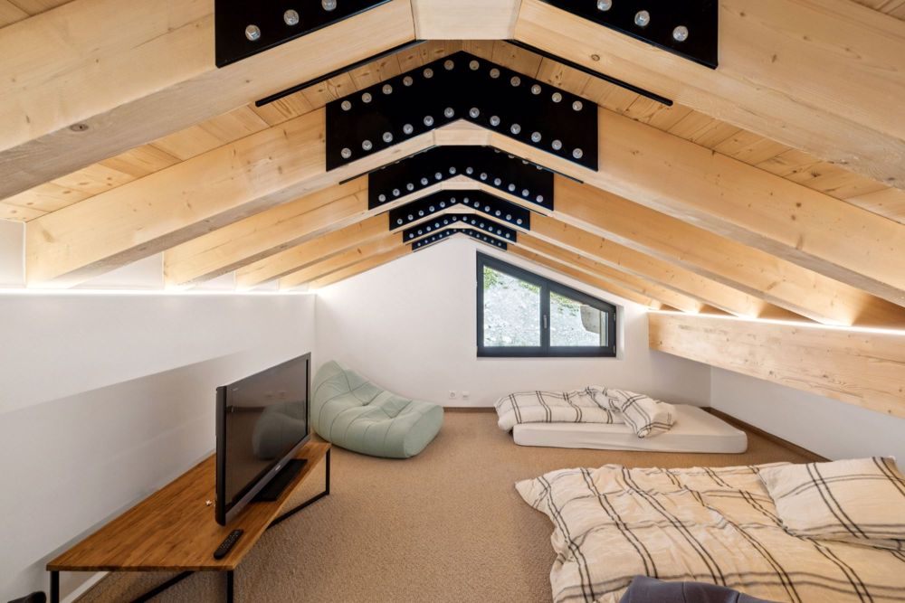 Attique - 4.5 pièces - Bien-être thermal et ski aux pieds des 4 Vallée - Mezzanine (option)ine / Mezzanin (Option)ine / Mezzanine (optional)ine