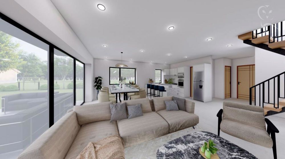 Magnifique duplex idéalement situé - Magnificent duplex ideally located - Exemple aménagement séjour
