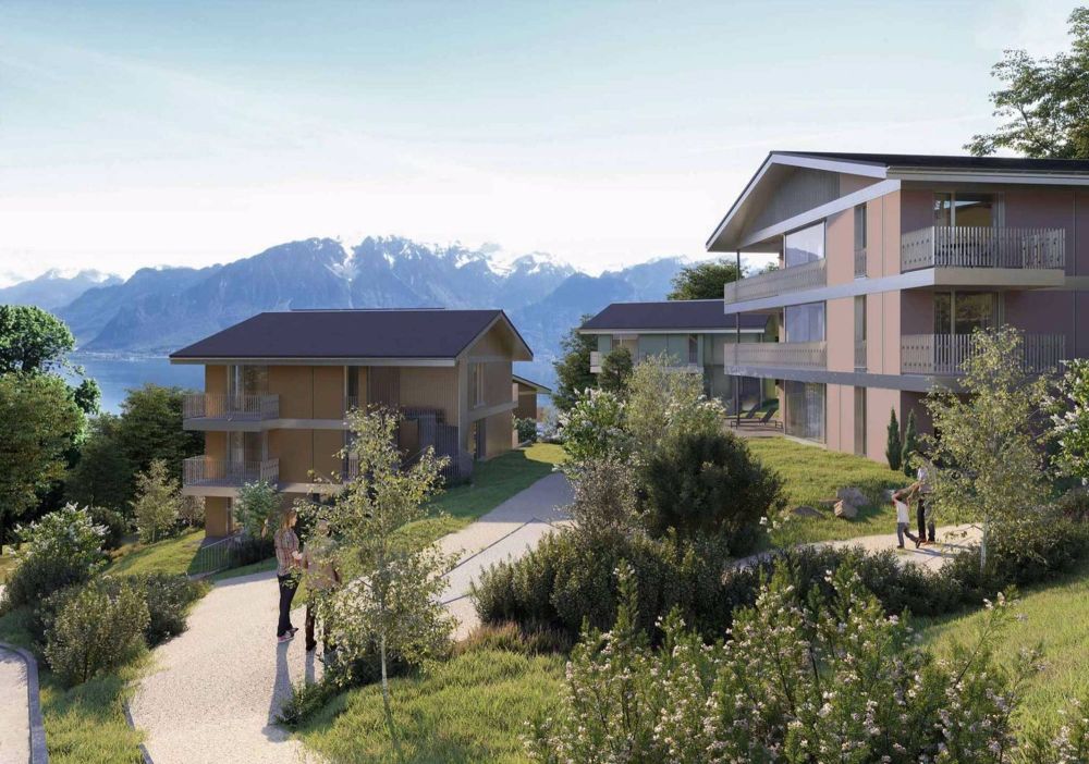Appartement neuf de 4.5 pièces en attique avec mezzanine et vue spectaculaire sur le lac à vendre à Jongny - Lot D2 - Bild 3
