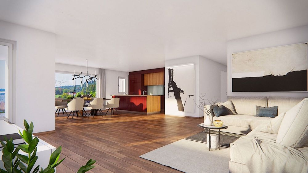 Neue Gartenwohnung mit ca. 270 m2 Umgebung - bezugsbereit 31.07.2025 - Bild 4
