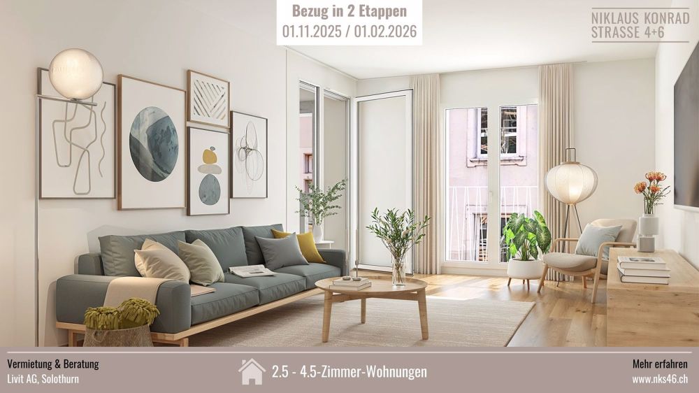 Neubau an Toplage in Solothurn – Erstbezug ab 11/2025, jetzt bewerben! - Bild 4