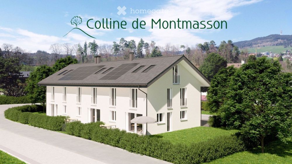 Neues Familienprojekt in Marsens mit 3 Reihenvillen mit 5.5 Zimmern zum Verkauf in Marsens - Bild 1