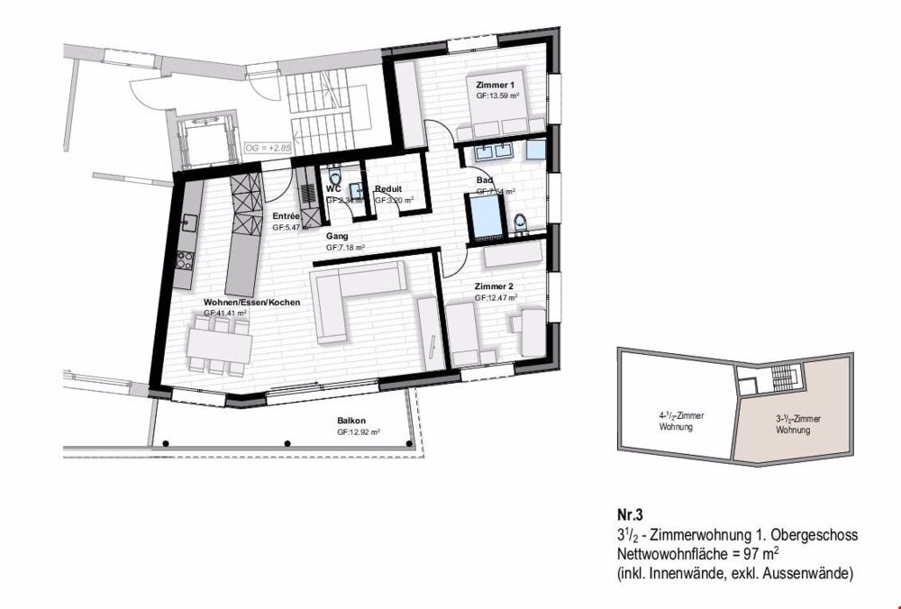 Wohnung in einem neuen Mehrfamilienhaus - Bild 7