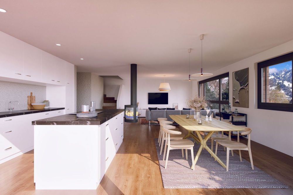 Neues Chalet mit Studio in Châtel-sur-Montsalvens - Bild 4