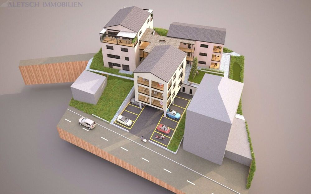 Moderne Duplex-Attikawohnung in Ried-Brig zu Verkaufen - Bild 1