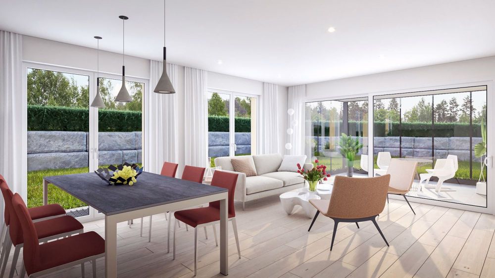 4½-Zimmer Neubauwohnung im Obergeschoss mit Wintergarten - Bild 2