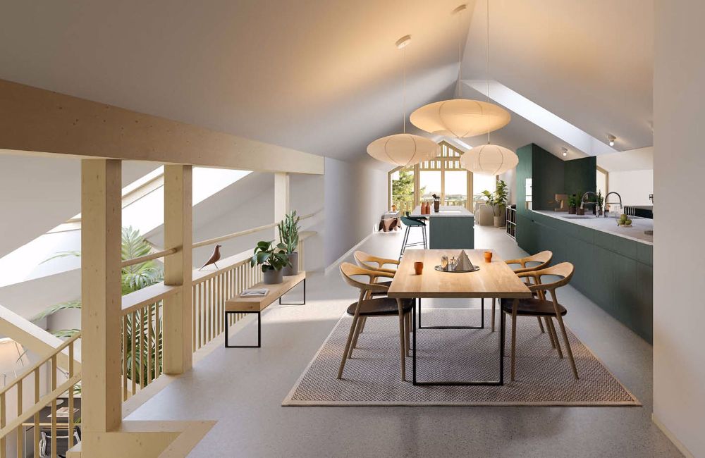 Einzigartiges Loft über zwei Etagen – 150?m² Wohnfläche und bis 4.2?m Raumhöhe - Bild 1
