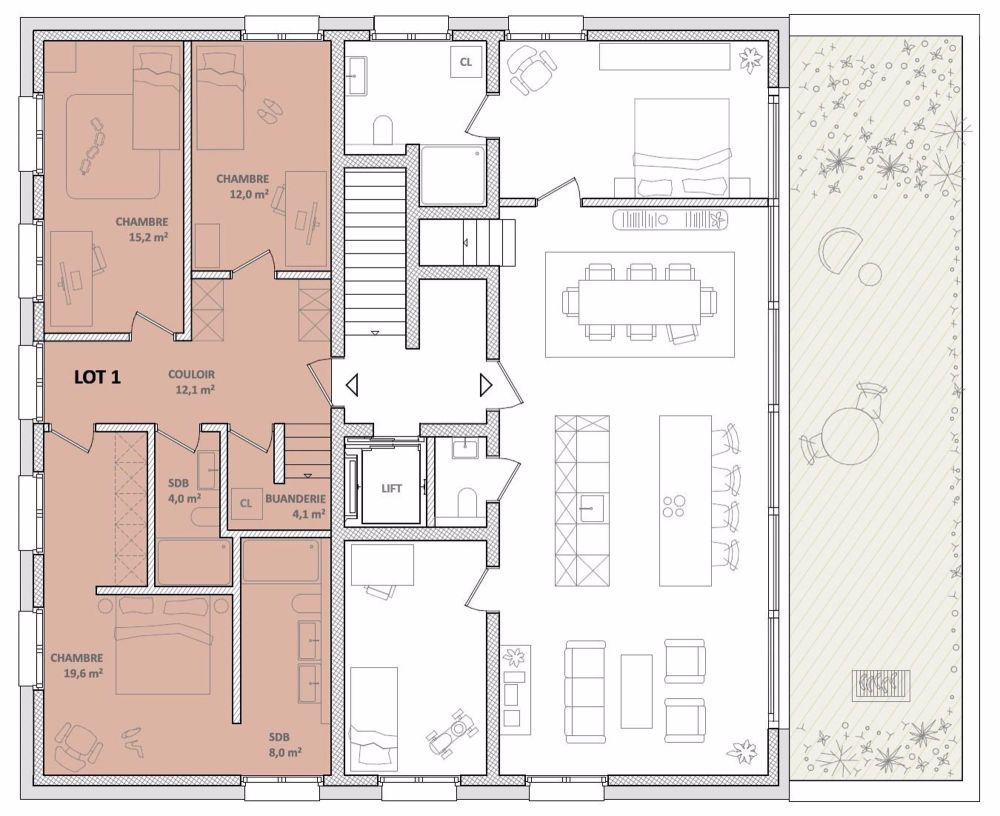 Duplex de standing en terrasse à Fribourg - Bild 7