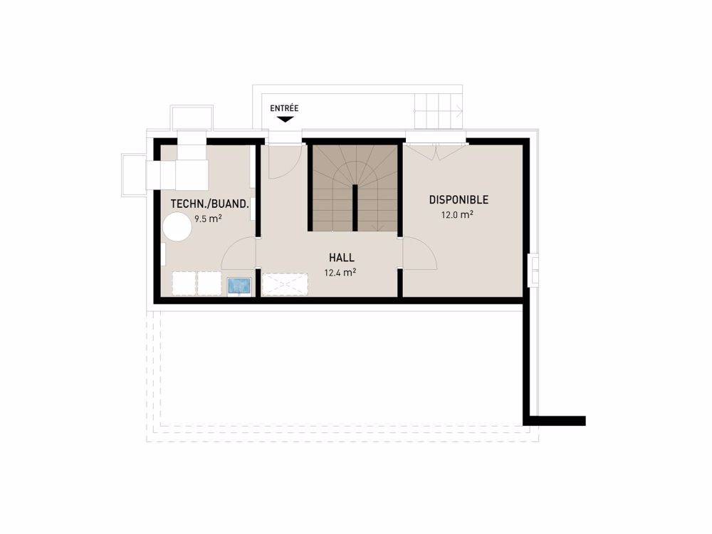 Villa contemporaine de 159 m2 util., 6,5pcs et 3 places de parc inclus. Lot D - Bild 13
