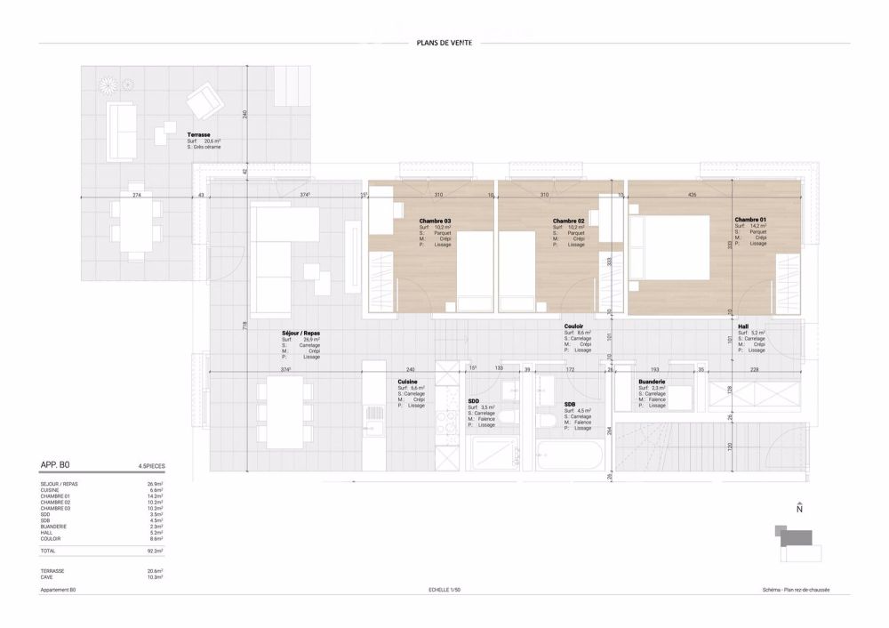 Résidence Jardin des Sources - 4,5-Zimmer-Wohnung mit eigenem Garten - Bild 4