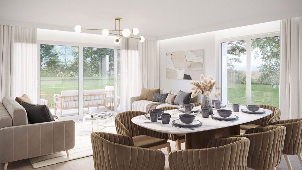 Estavayer / Frasses Prachtvolle 3,5-Zimmer-Wohnung im Erdgeschoss mit Garten - Bild 5