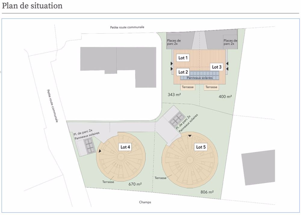 Nouveau projet de 2 villas jumelées à 10 minutes de Romont - Bild 6