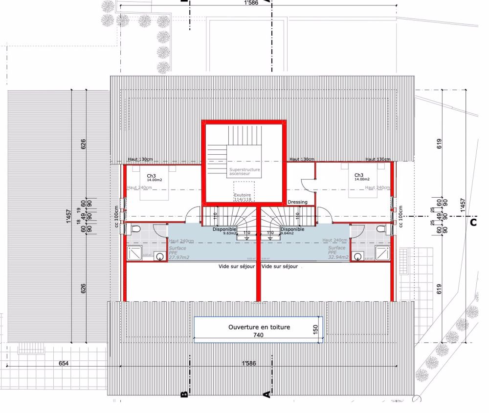 5 Minuten von der EPFL, neue PPE-Promotion in Denges, 4,5-Zimmer-Duplex/Dachgeschoss mit Balkon und Alpenblick - Bild 5