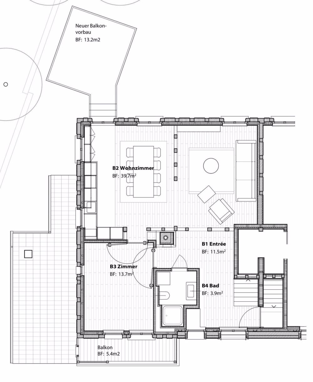 5.5 - Zimmer Maisonette Wohnung zu vermieten - Bild 4