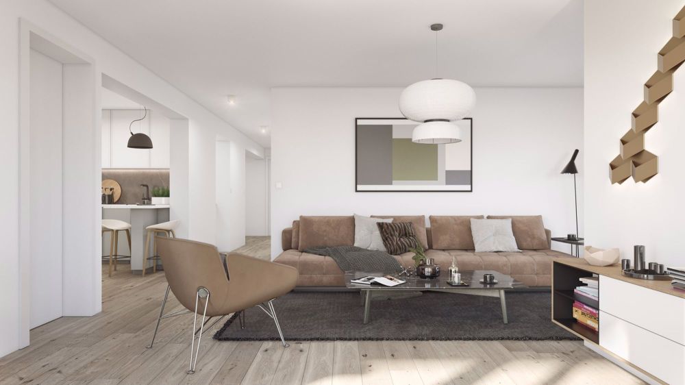 Letzte Chance! Nur noch 2 Apartments mit 2,5 Zimmern in ganzem Projekt verfügbar. Lassen Sie diese Gelegenheit nicht verpassen! Apartment mit 2,5 Zimmern im 11. Stock, westlich ausgerichtet mit Blick auf Beaumont - Bild 1