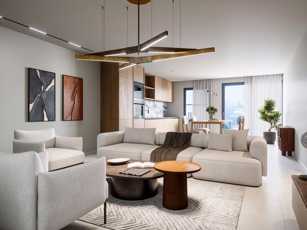 Sehr schönes 3.5-Zimmer-Wohnung zu verkaufen in Martigny - Bauarbeiten im Gange - Vue 3D - Séjour