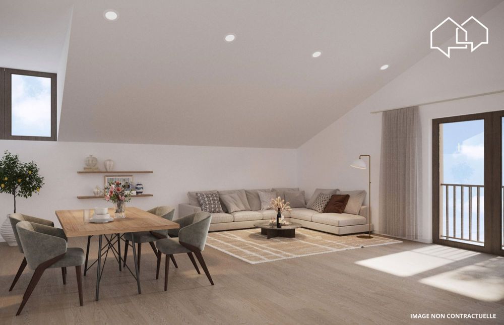 Wohnung mit 4.5 Zimmern im 1. Stock (Gebäude 3 - Einheit 4) - Séjour combles bâtiment B3