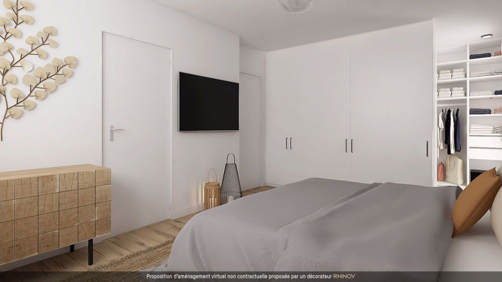 4 neue Villen - ein idyllischer Lebensraum inmitten der Natur! - Chambre parentale - proposition d'aménagement