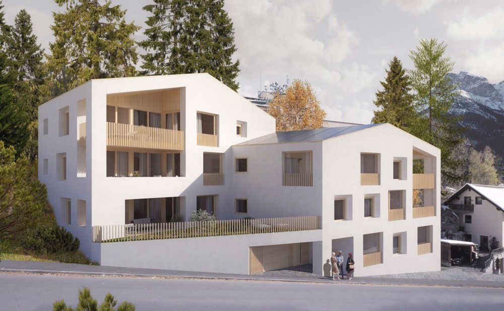 Neubau-Projekt Chasa Engiadina. Zweit- und Erstwohnungen. - Das Projekt Chasa Engiadina