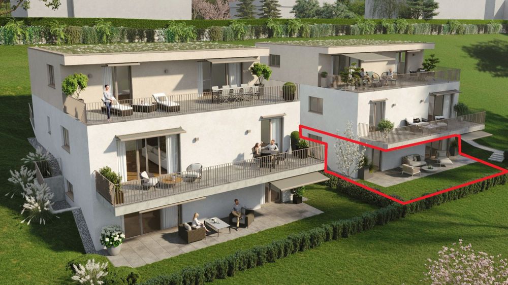 Neubauprojekt "HOFMATT" mit sechs Eigentumswohnungen (Wohnung 6) - Visualisierung