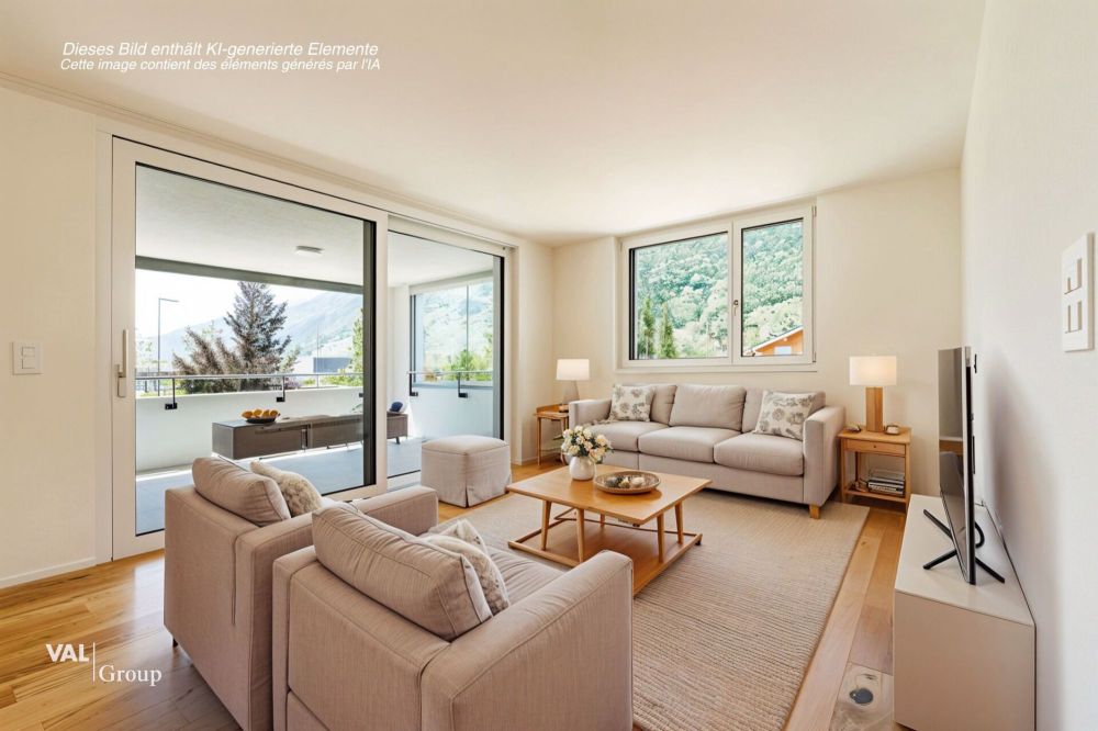 Ihr neues Zuhause in Visp-West: Moderne 3.5-Zimmer-Wohnung - Bild 2