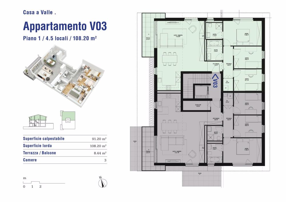 Neue 4.5-Zimmer-Wohnungen in Cadenazzo in strategischer Lage - Bild 12