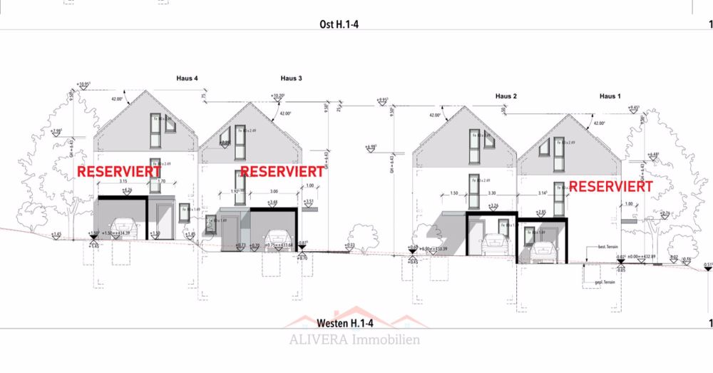 Modernes Neuebauprojekt: Doppeleinfamilienhäuser in 4254 Kleinlützel, - Bild 1