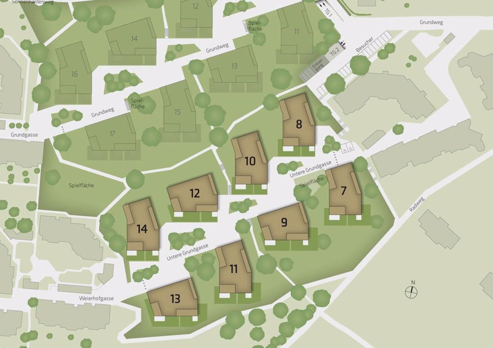 Stadt Wil - 3.5-Zi.-Wohnung im 1. OG - Grundriss