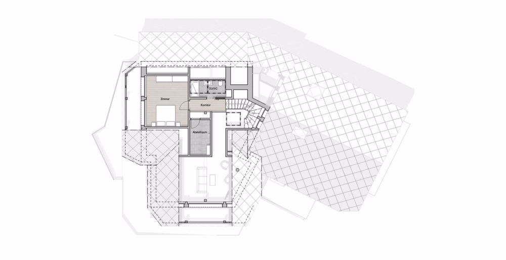 Chalet SKYFALL | 4.5 Zimmerwohnung 2. Dachgeschoss Süd-West | ERSTWONS - 721.2.9 Wohnunhg Nr.06
