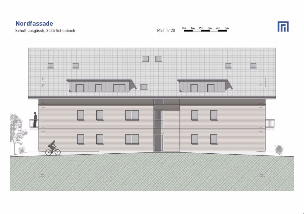Neue EG-Wohnung im EmmePark zu verkaufen - Ansicht Nordfassade