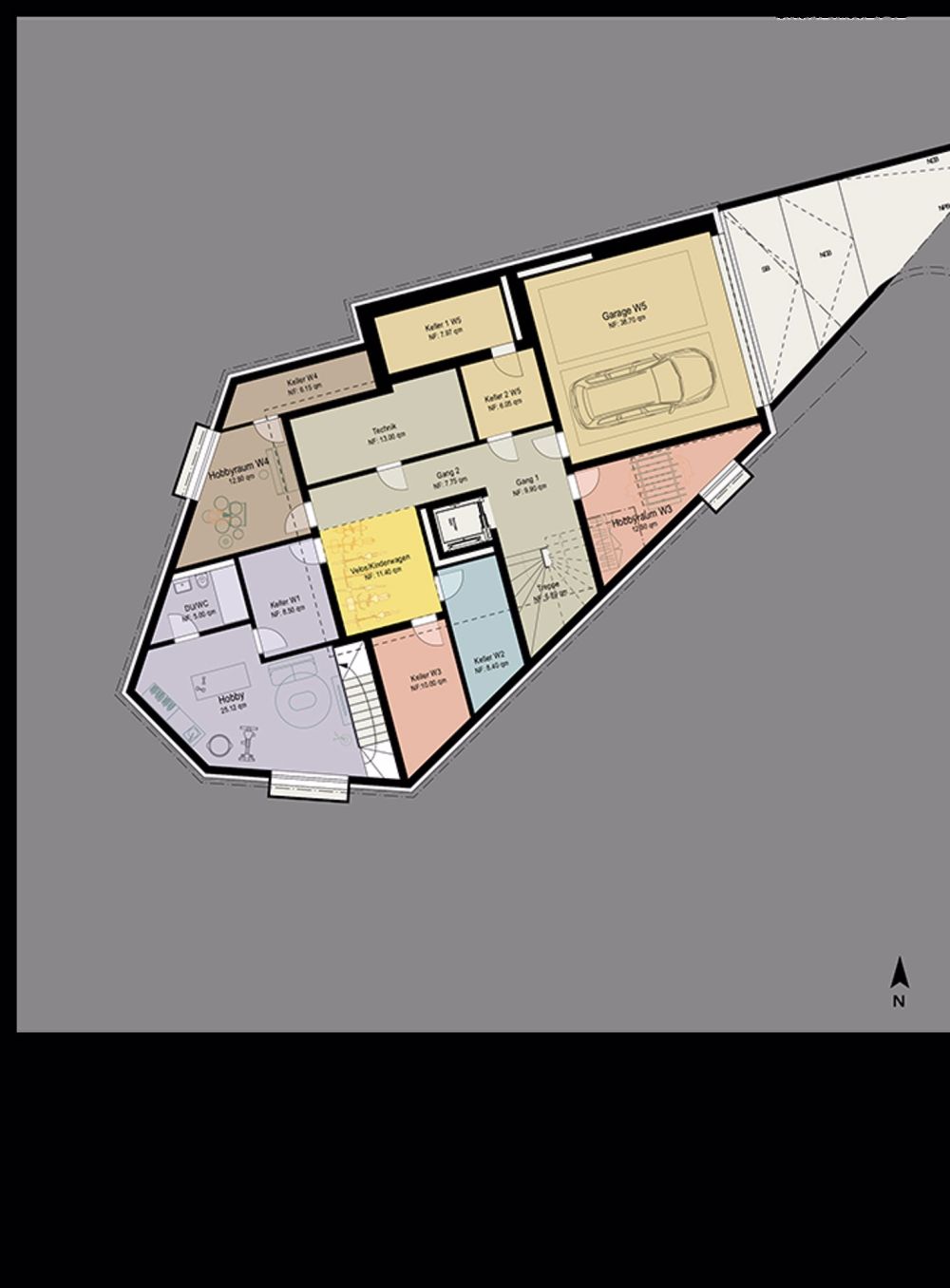 Helle und grösszügige 2.5-Zimmer-Wohnung mit Weitsicht und Garten mit 63qm - W2 - Bild 8