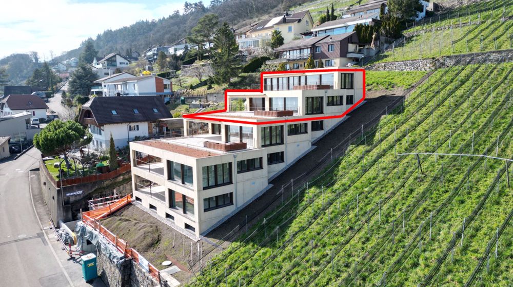 5.5-Zimmer Luxus-Duplex-Terrassenhaus mit Seesicht und Alpenblick - Bild 2