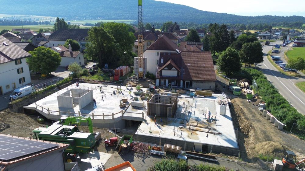 Einzigartige 2,5-Zimmer-Wohnung im 1. Stock in einer friedlichen Umgebung - Chantier en cours