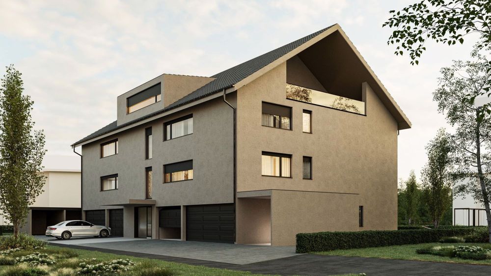 Moderne 4.5-Zimmerwohnung im 1. Obergeschoss – Komfort und Weitblick in Fraubrunnen - Bild 2