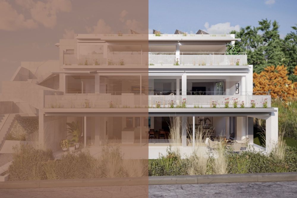 Letzte Chance: Exklusive Neubauwohnungen mit flexiblen Grundrissen und grossen Terrassen - Frontansicht