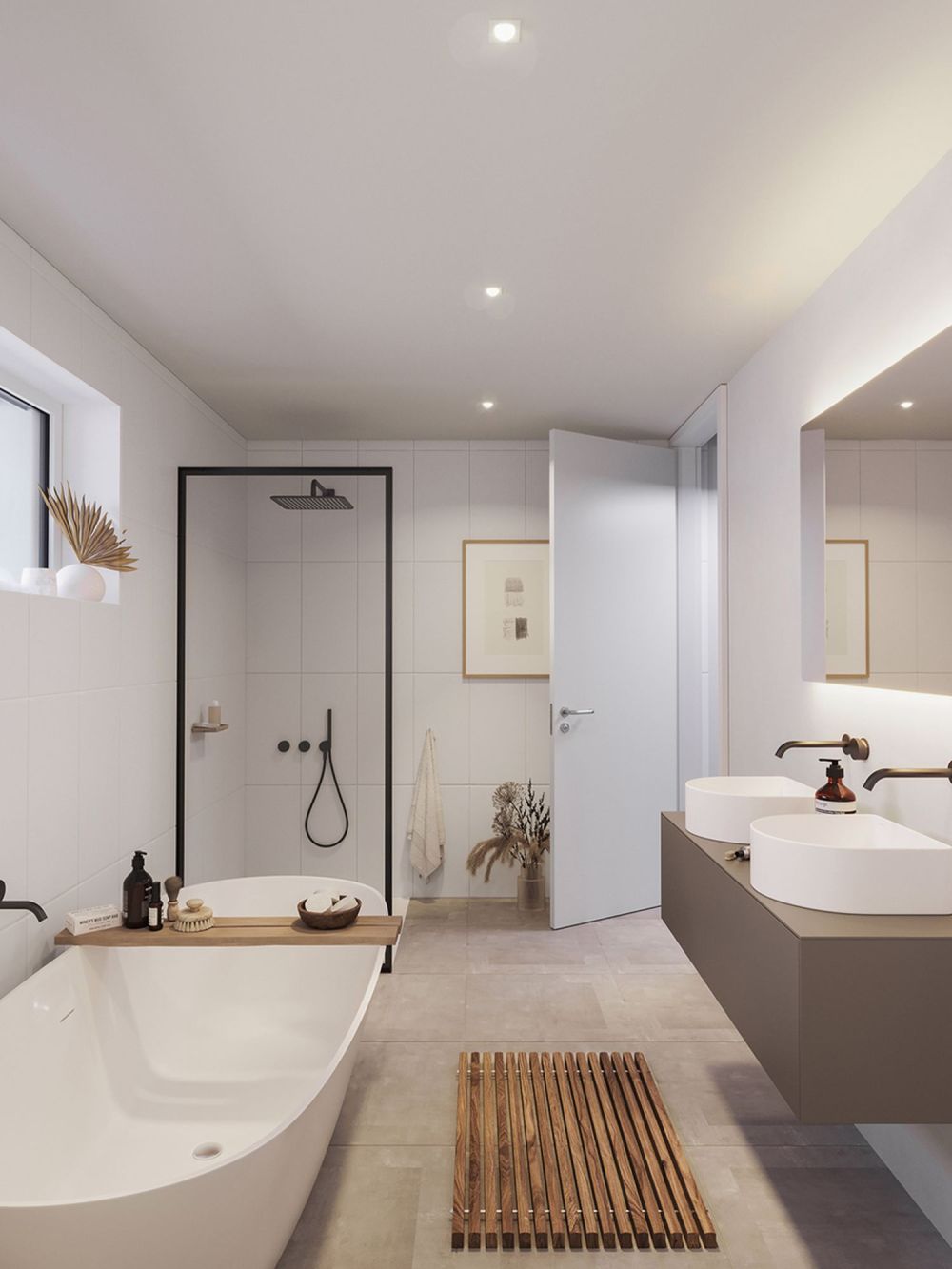 Magnifique villa individuelle avec vue dégagée sur la campagne - Salle de bains