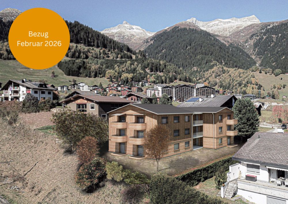 Natürlich Nachhaltig - Neue Ferienapartments an der Skipiste - Residenza_Pazzola_Aussenansicht