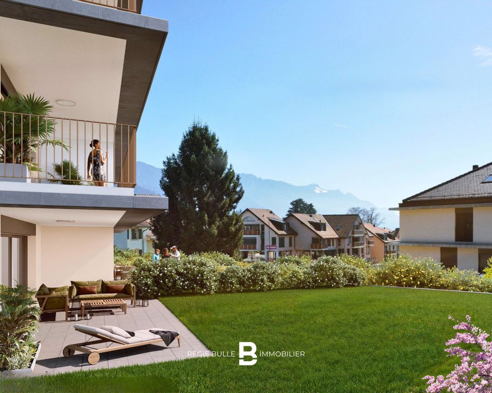 L'Écrin - Votre 4,5 pièces d'exception à St-Légier - Jardins