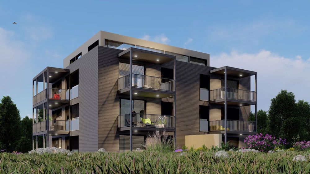 Neue barrierefreie Attika-Wohnung an top Lage - Aussenansicht