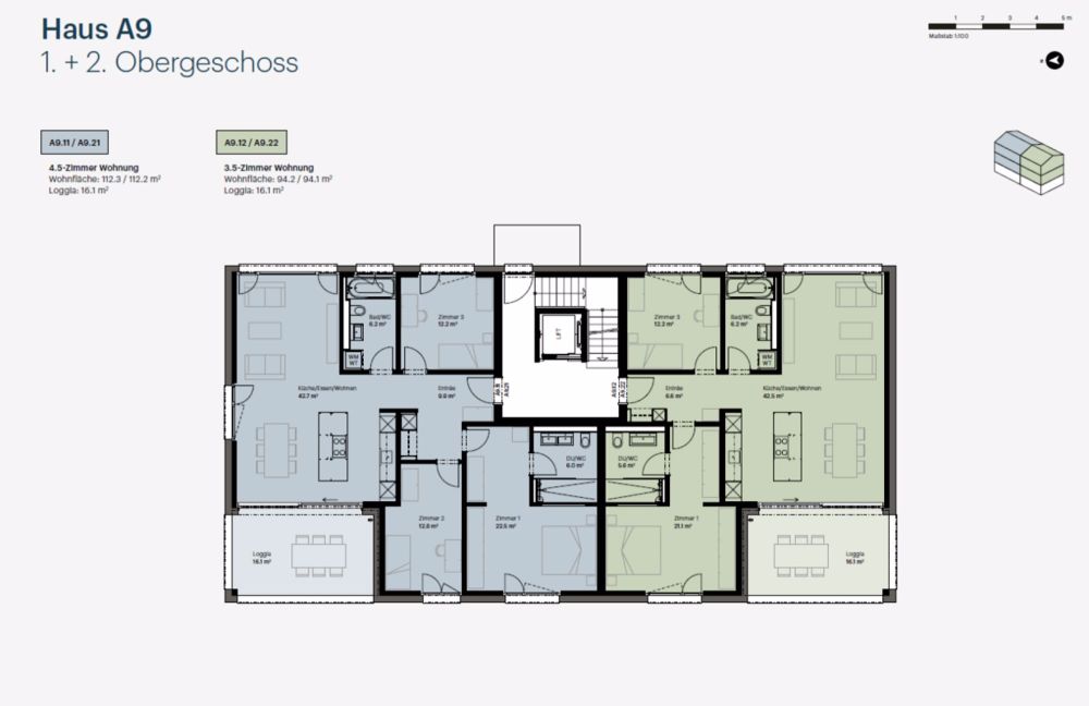 Neubauwohnung in ruhiger Lage – stilvoll wohnen am Quartierrand - Bild 7