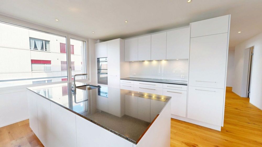 Moderne 4.5-Zimmer-Wohnung in Menziken AG – Stilvoll und Lichtdurchflutet - Küche
