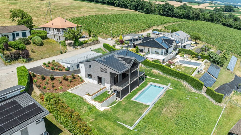 Villa contemporaine avec vue lac, vignobles et château, Vaumarcus - Bild 1