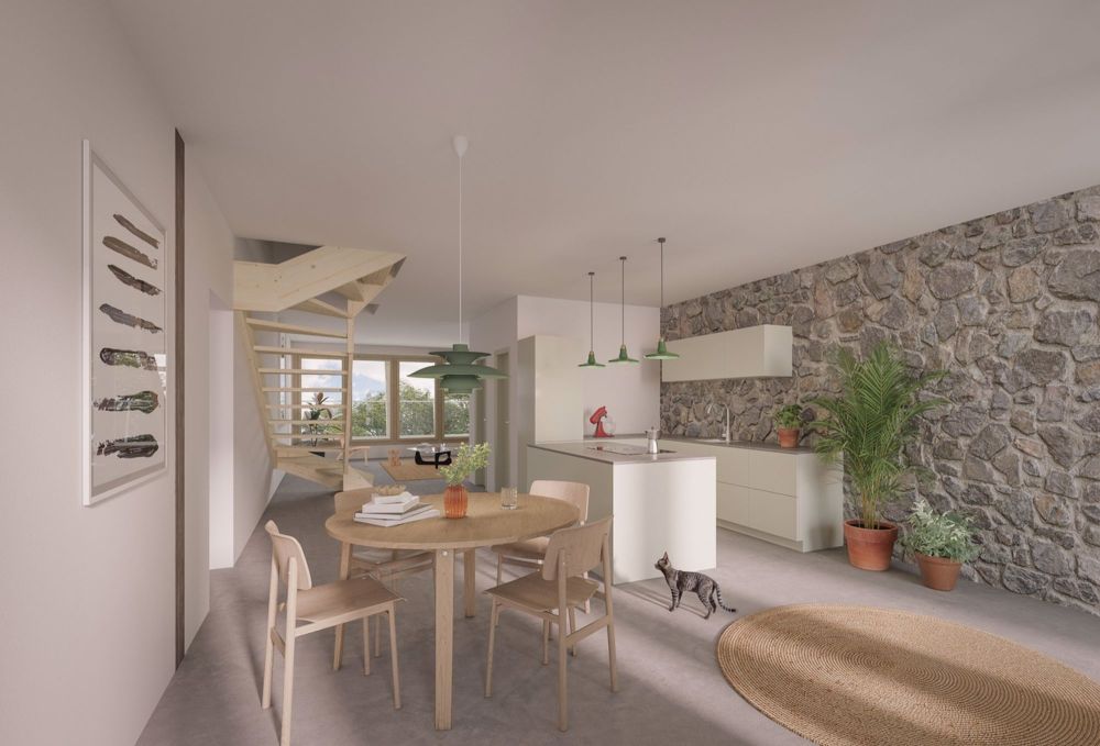 Neue 4,5-Zimmer-Duplexwohnung in renoviertem Bauernhof - Bild 1