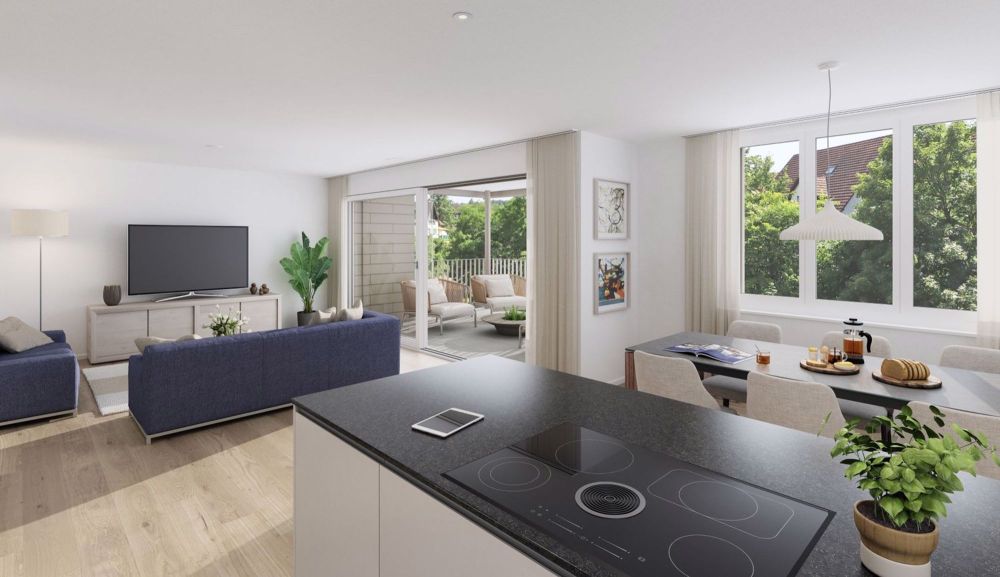 Neubauwohnung im Zentrum von Bottighofen - Bild 1