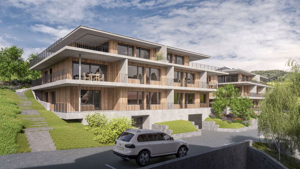 5.5 Zimmer-Duplex-Attikawohnung mit Alpenterrasse in Riedholz (Ortsteil Niederwil) - Bild 1
