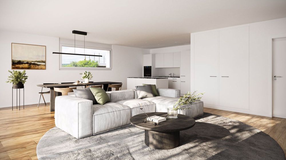 Moderne 4.5 Zimmer-Attikawohnung im ländlichen Stadtteil von Thun - Bild 2
